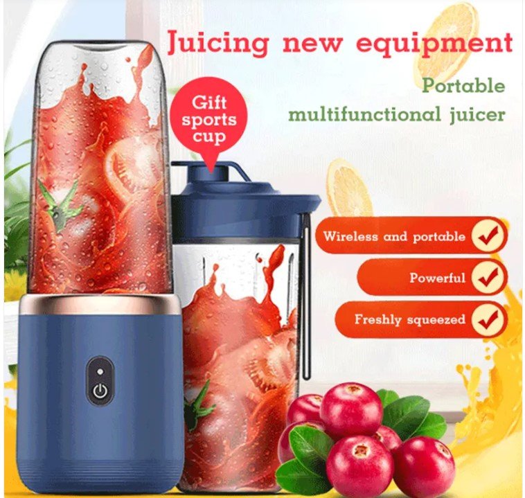 6blade Portable Blender - Modern Design Edititon