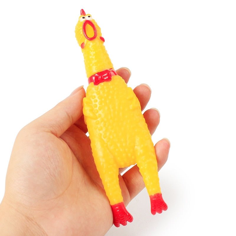 Screaming Chicken Pet Toy – Funny Squeaky Dog Chew Toy