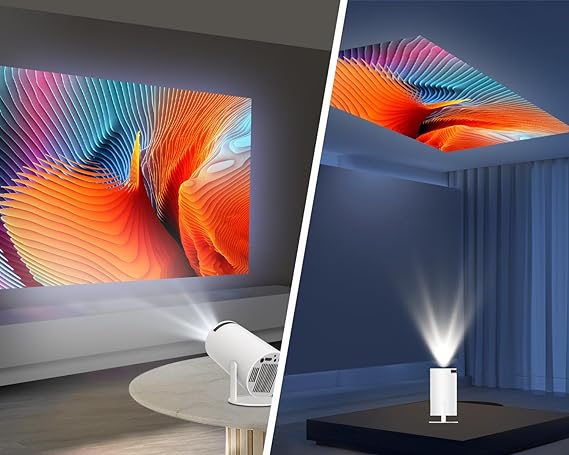 The Mini Projector 4K 1080P Support