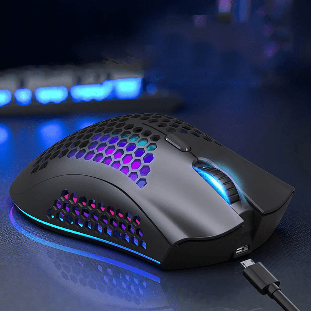 Wireless Mouse Gaming Rechargeable Optical Mouse Cordless 7