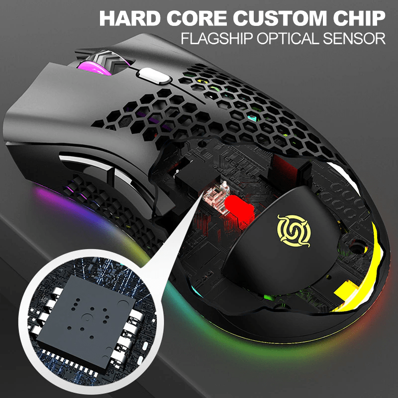Wireless Mouse Gaming Rechargeable Optical Mouse Cordless 7