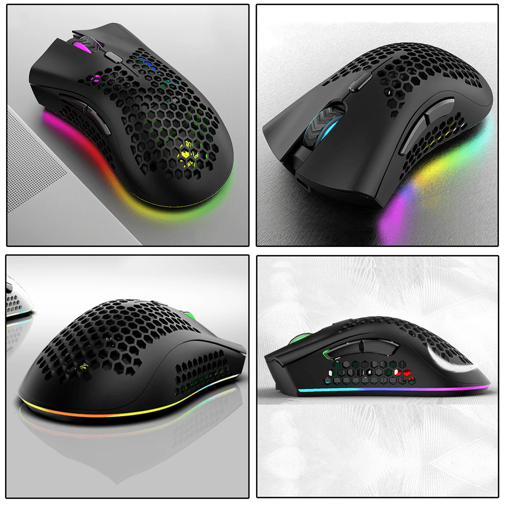 Wireless Mouse Gaming Rechargeable Optical Mouse Cordless 7